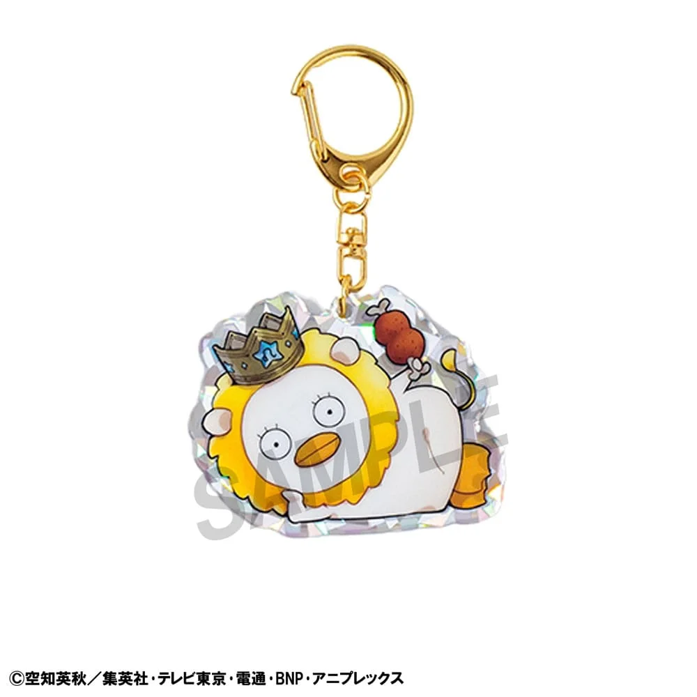 Gintama Acrylic Mascot Charms Elizabeth 12 zodiac signs spring & summer 5cm Blind Box - 1 Unidade